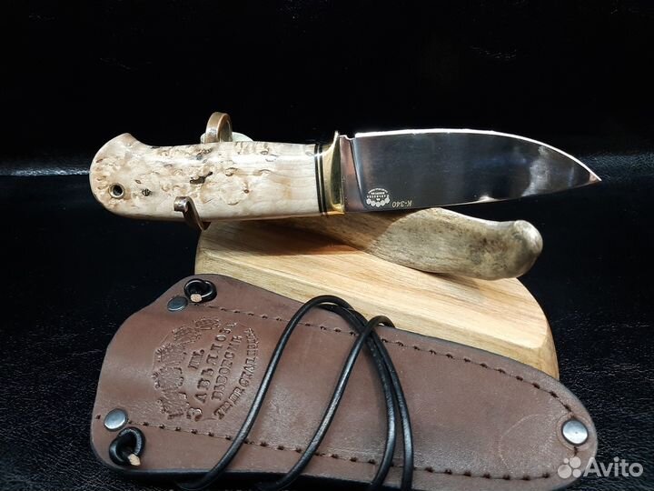Нож шаман к340 стаб дер лат