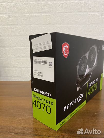 Видеокарта RTX 4070 / Новая