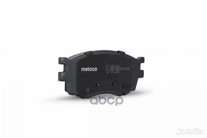 Колодки тормозные передние к-кт 3000-063 metaco