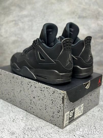 Кроссовки Nike Jordan 4 Black cat