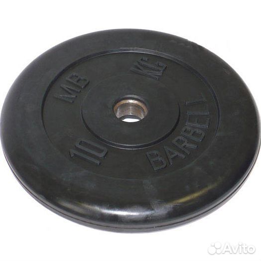 Диск обрезиненный черный MB Barbell D31мм