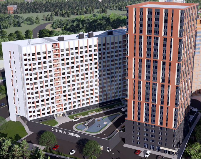 2-к. квартира, 43 м², 25/25 эт.