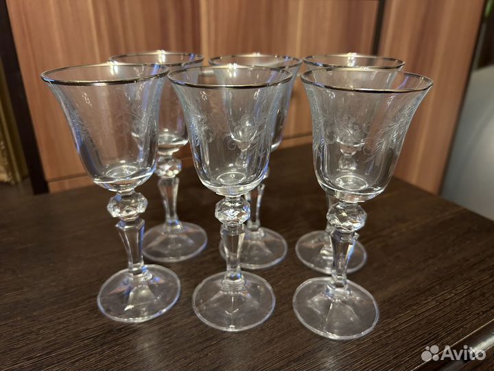 Crystalite bohemia Рюмки asio панто