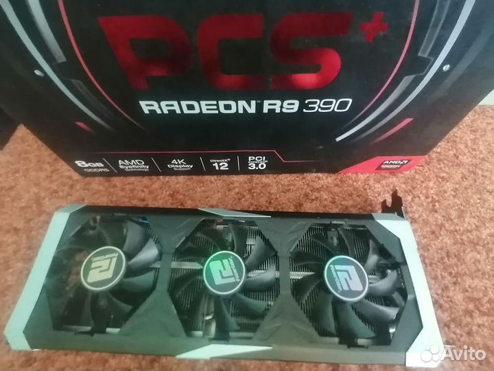 Видеокарта Radeon r9 390