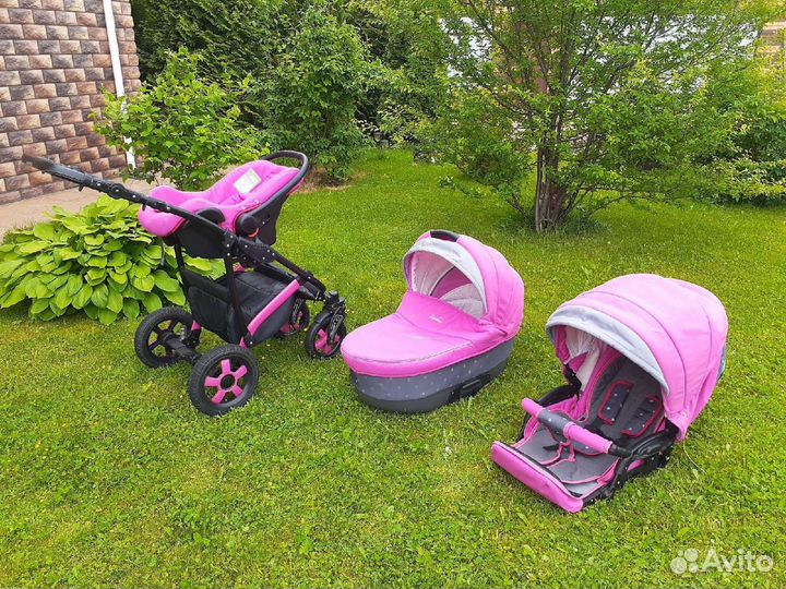 Коляска camarelo 3 в 1