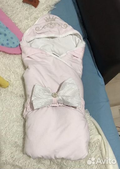 Конверт на выписку для девочки весна осень