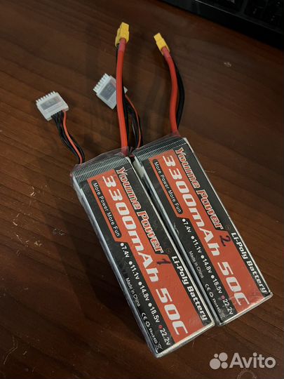 Аккумуляторы lipo 6s 3300mah youme power