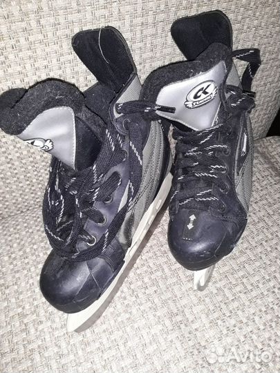 Коньки детские раздвижные, р.32-35