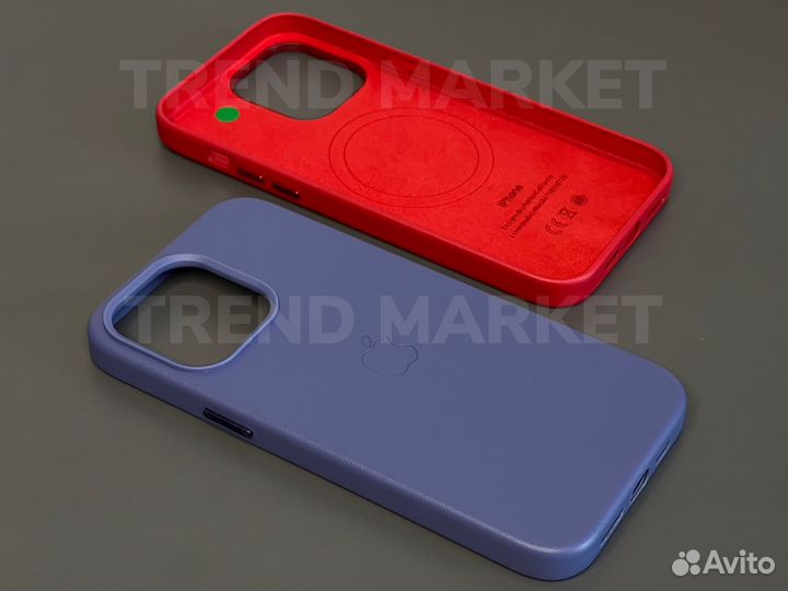 Чехол кожаный MagSafe 14 / 14 Pro / 14 Pro Max