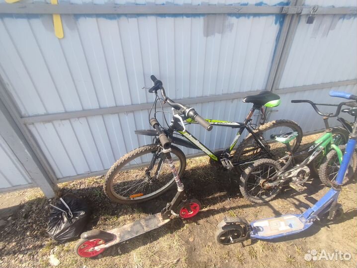 Детский и взрослый велосипед бу