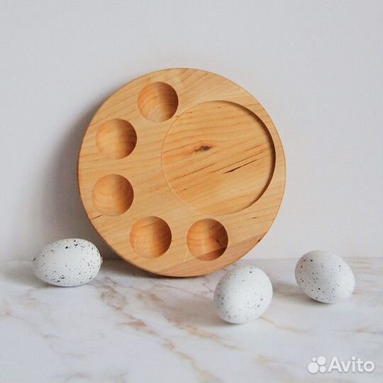 Подставка круглая для яиц и кулича, d190*20