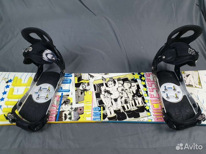 160 см сноуборд Atom с креплениями