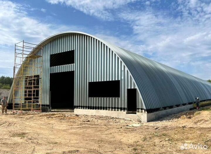 Ангар каркасный под ключ