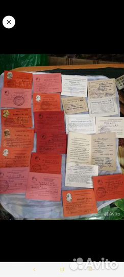 Корочки,документы СССР в коллекцию