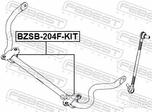 Втулка передн стабилизатора mercedes GLK-class 204 4 matic 2008-2015 bzsb-204F-KIT