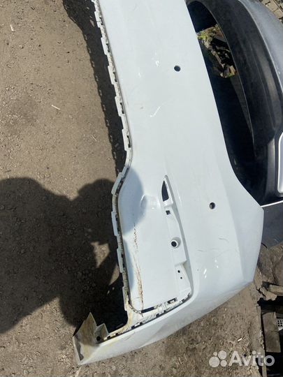 Бампер задний Hyundai Solaris 2 дорестайлинг