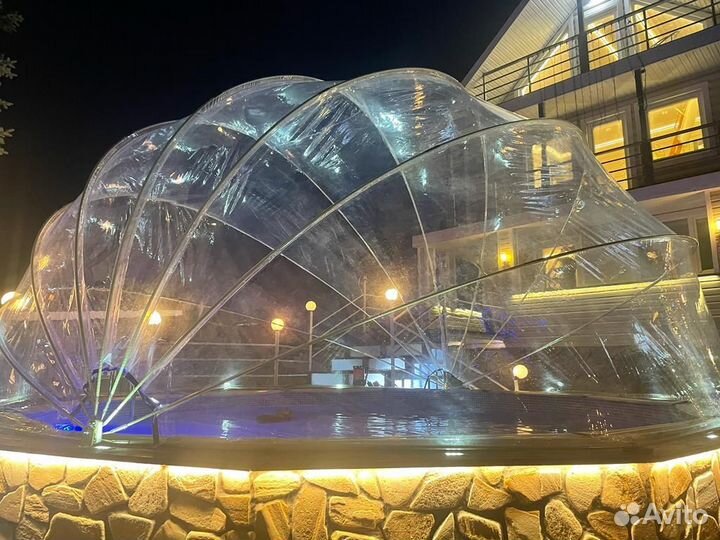 Купол для бассейна. Тент для бассейна