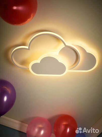 Люстра светодиодная потолочная Облако