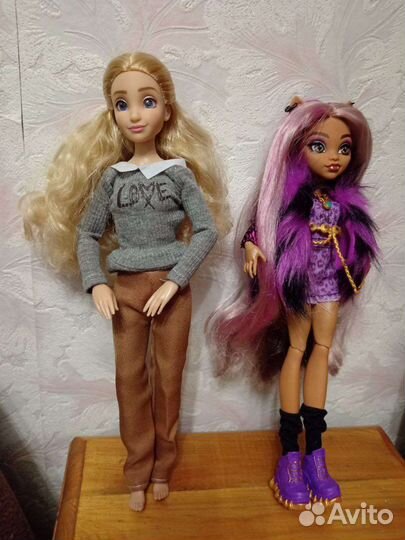 Кукла monster high Clowdin и фанатка Disney