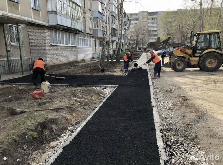 Асфальтирование и благоустройство