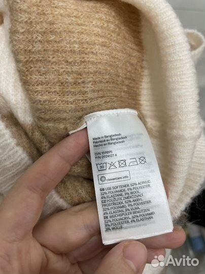 Новое вязанное платье 122/128 H&M