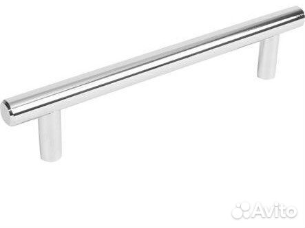 Ручка-Рейлинг Серебро 128мм Для Кухни/Для Мебели