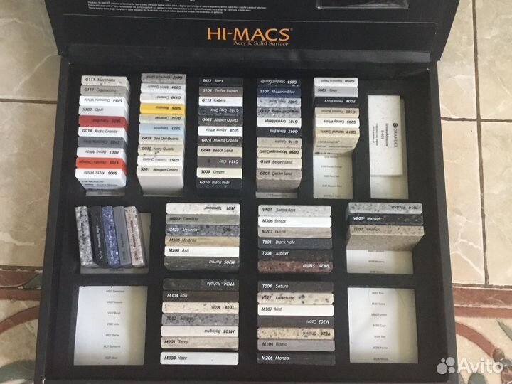 Образцы плитки поверхности