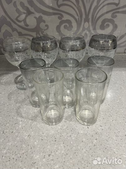 Бокалы, рюмки, стаканы