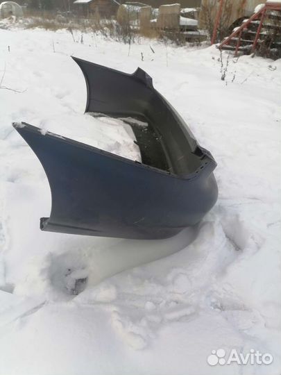 Задний бампер Chevrolet Lanos Синий, Новый