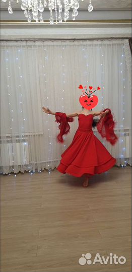 Платье на стандарт Ю1 для девочки (бальные танцы)