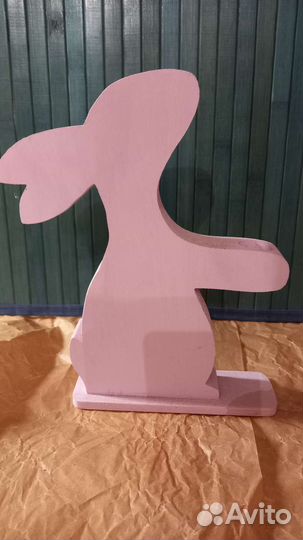 Зайцы.Деревянные изделия ручной работы к пасхе