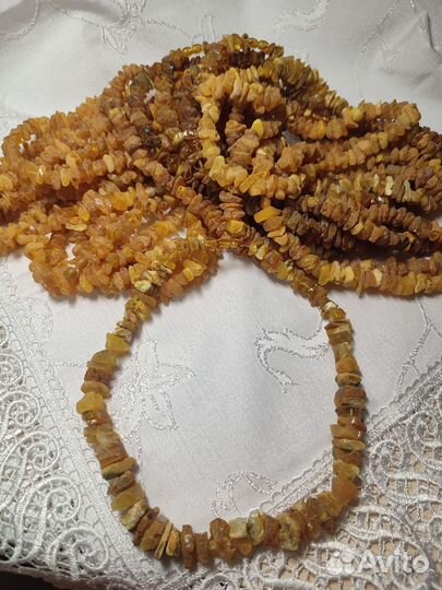 Крупные Лечебные бусы 47см