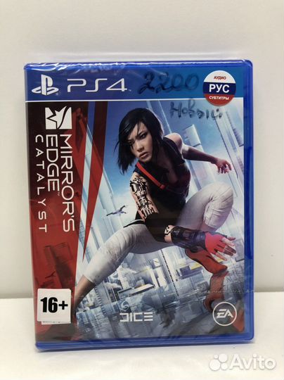 Диск Mirrors edge catalyst Новый для PS4