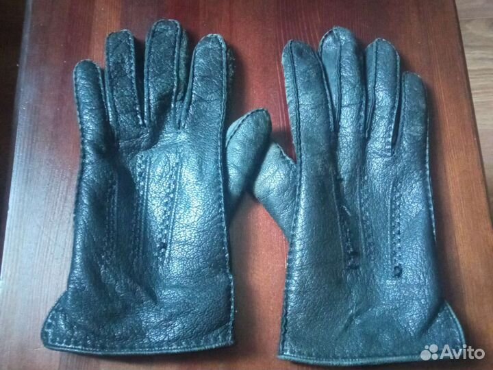 Перчатки немецкие, кожаные
