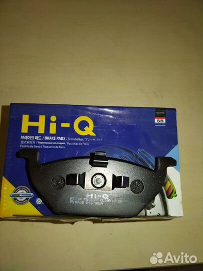 Колодки тормозные передние Фабия, Рапид Sangsin