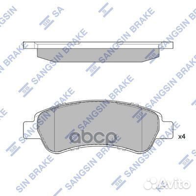 Колодки торм.дисковые Hi-Q fiat ducato BUS 06