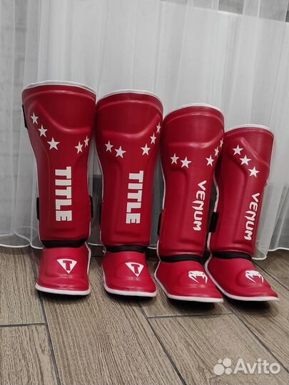 Защита голени щитки venum кожа