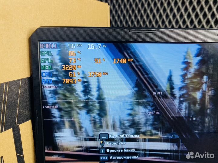 Игровой ноутбук Asus 17.3