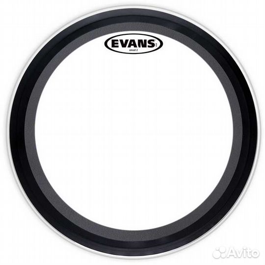 Пластик для бас-барабана Evans BD20emad2 Clear
