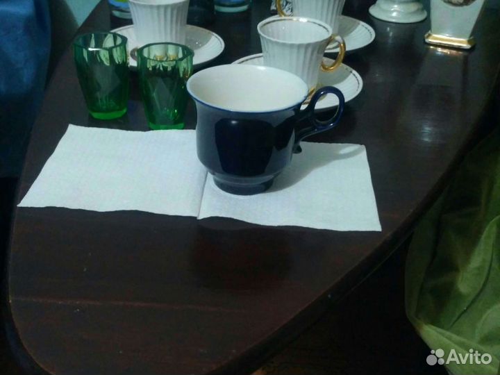 Посуда разная :кофейные пары из костяного фарфора