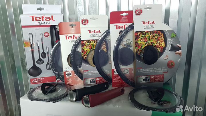 Tefal ingenio butterfly крышки под съёмную ручку