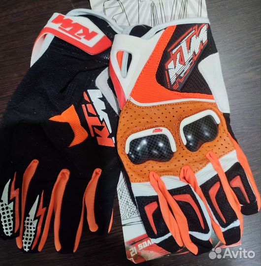 Мото перчатки ктм