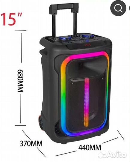 Караоке комбоусилитель Temeisheng TMS1515-2