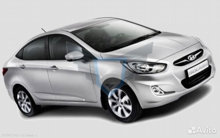 Порог левый Hyundai Solaris 2011-2017 (0,8мм)