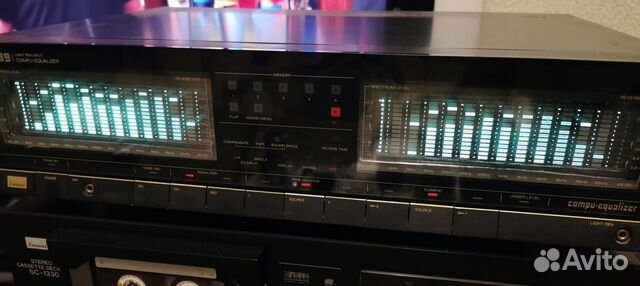 Топовый эквалайзер Sansui SE-99 с пду и микрофоном