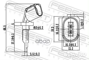 Датчик ABS 23606018 Febest