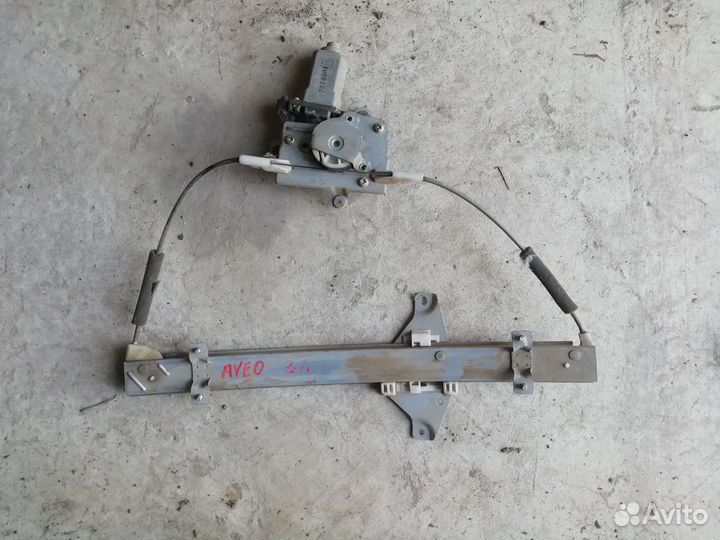 Стеклоподъемник задний левый Шевроле Авео Т250