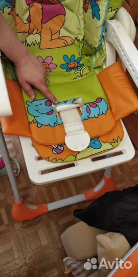 Стульчик для кормления chicco polly