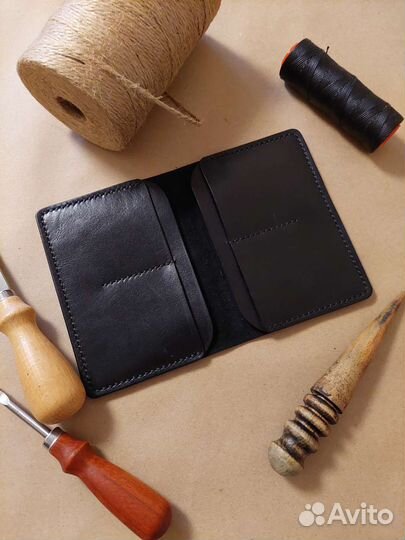 Обложка для документов натуральная кожа