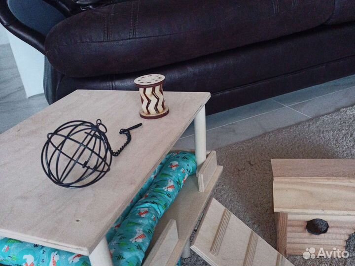 Домик для шиншиллы, морской свинки с гамаком